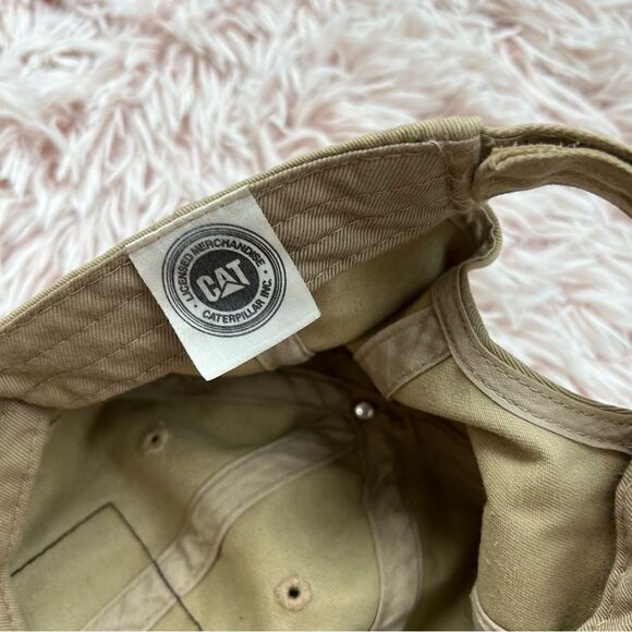 Caterpillar INC CAT Rugged Tan Brown One Size Baseball Hat - Picture 10 of 12